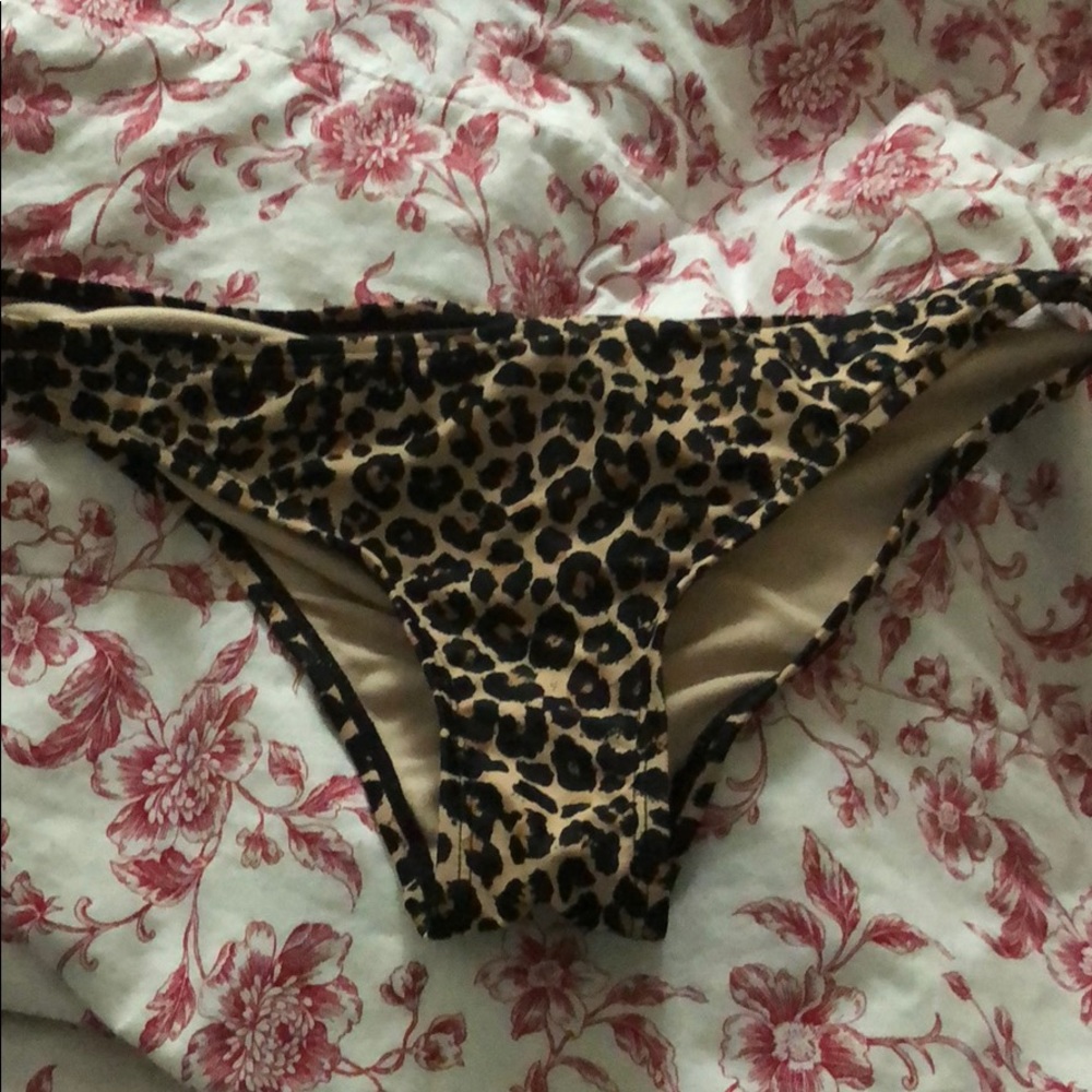 NWOT Cheetah print bikini bottoms